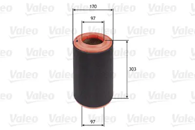 VALEO 585695 Hava Fıltresı Ducato 2,3 3,0 (F1a F1c) 06> Boxer 2,2 3,0 06> Jumper 2,2 3,0 06> (On Fıltrelı) 1359644080 1444SR
