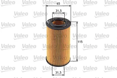 VALEO 586550 Yag Fıltresı Accord D Cdtı 04-> Crv Iı 2.2 04-> 15430RBDE02