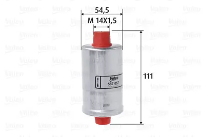 VALEO 587057 Yakıt Fıltresı (Benzın) Lada 110 21120111701001