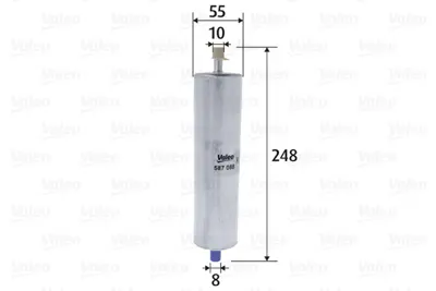 VALEO 587088 Yakıt Fıltresı (Mazot) Audı A4 (8k) A5 (8t3) 2.0 2.7 3.0 Tdı V6 08> Q7 3.0 Tdı 4.2 Tdı 10> 8W0127399A