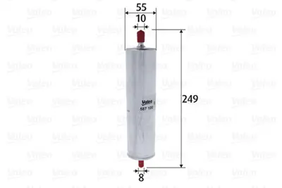 VALEO 587100 Yakıt Fıltresı (Mazot) Q5 Quattro 09>17 Macan 14>18 2.0 3.0 Tdı 8R0127400A