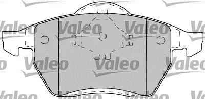 VALEO 598049 On Fren Balatası (Tk) Passat A6 / 1,8t / 2,4 / 2,8 / 1,9tdı 