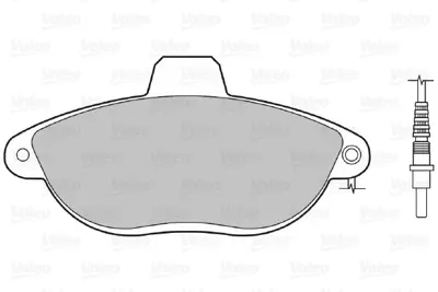 VALEO 598073 On Fren Balatası Jumpy Scudo Expert Dw8b (Fıslı) 00> P806 Evasıon 1,8 8v 425454 9404251518