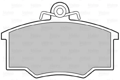 VALEO 598205 On Fren Balatası Audı Iı 80 / 90 / 100 33422650