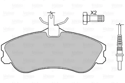 VALEO 598398 On Fren Balatası (Tk) Xsara Pıcasso Mpv 1,6 / 1,8 / 2,0 Hdı 99 425378 425380