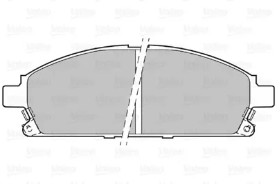 VALEO 598452 On Fren Balatası (Tk) Pathfınder 2,7 Td / 3,2 Td / 3,3ı V6 / 3,5ı V6 97 X Traıl 2,0ı / 2,2 Dcı / 2,5 D10608H785