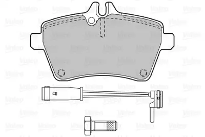 VALEO 598704 Fren Balatası On A-Class W169 04>12 B-Class W245 05>11 A1694202120