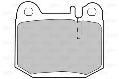 VALEO 598719 Fren Balatası Arka Ml-Class W163 98>05 A1634201120