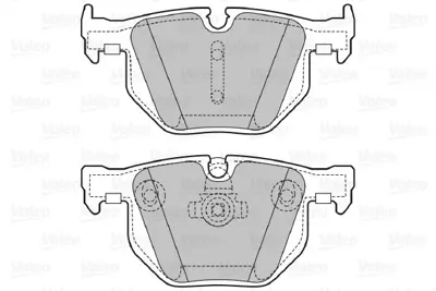 VALEO 598754 Arka Fren Balatası Bmw E60 E61 E63 34216763044