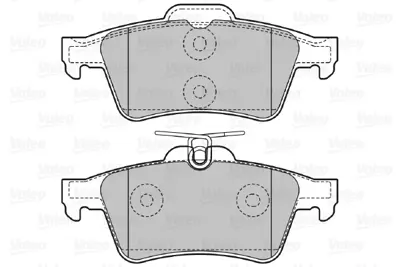 VALEO 598783 Arka Fren Balatası (Tk) Vectra D 05> Megane Iı 02> 2,0ı Laguna Iı 05> 1,6 I / 1,8 I / 1,9 Dcı / 2,0  3M512M008AC 425405 7701207996 93190338 C2P26112 MEAV6J2M008AA