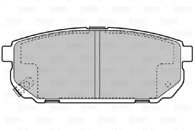 VALEO 598823 Arka Fren Balatası Kıa Sorento 03-10 583023EE00