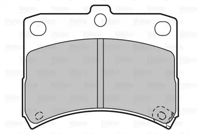 VALEO 598883 On Fren Balatası Coure 98>03 