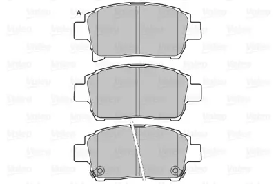 VALEO 598917 On Fren Balatası Corolla Verso Vvt I 2001-> Corolla 2002-2007 446552100