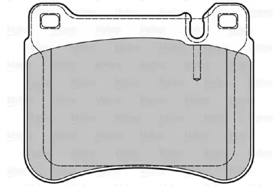 VALEO 601034 Fren Balatası On W203 02>07 S203 02>07 Cl203 05>08 C209 02>09 A209 05>10 R171 05>11 A0044205120