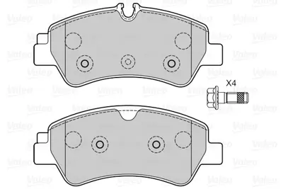 VALEO 601543 Dısk Fren Balatası (Arka) Ford Tourneo Custom, Transıt Custom V362 - V347-V348 2,2tdcı (12>) BK212M008AC