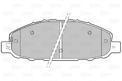 VALEO 670021 Balata Ön Disk Nıssan Urvan-Caravan 2.5-2.7 00 