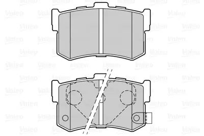 VALEO 670034 Arka Balata Sonata 96-98 43022SG9000 5830234A00