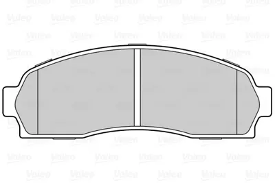 VALEO 670088 Dısk Fren Balatası (Ön) Ford Explorer 4.0 96>01 6L5Z2001B