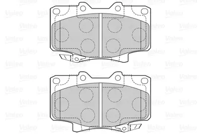 VALEO 670092 On Fren Balatası Toyota Hıace 2.2 Land Cruıser 4.0 4.5 90-97 Runner 90-> 449160180