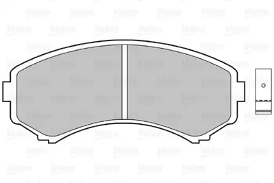 VALEO 670515 Dısk Fren Balatası (Ön) Mazda Mpv 99>02, E2000 2.0 91>04, E2200 2.2d 97>04 S4YK3323ZA