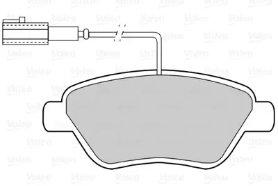 VALEO 670913 Fren Balatası Ön 77363035 9949556