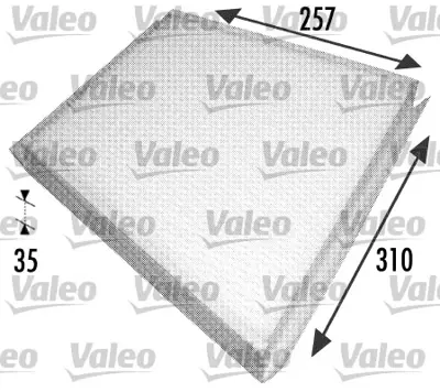 VALEO 698702 Kabin Filtresi Mercedes E Class Pa A2118300218
