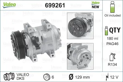 VALEO 699261 Kompresor Volvo V70 / S70 / C70 