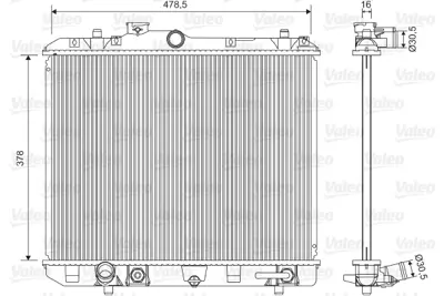 VALEO 701604 Motor Su Radyatoru Splash 1,0-1,2 2008-> 1770073KA0