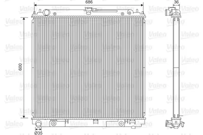 VALEO 701610 Motor Su Radyatoru Navara Pathfınder 05> 21460EB31B
