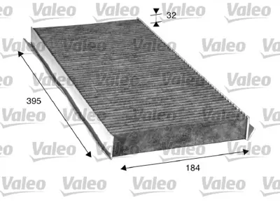VALEO 715507 Polen Fıltresı (Karbonlu) A-Class W169 04>12 B-Class W245 05>11 1698300218