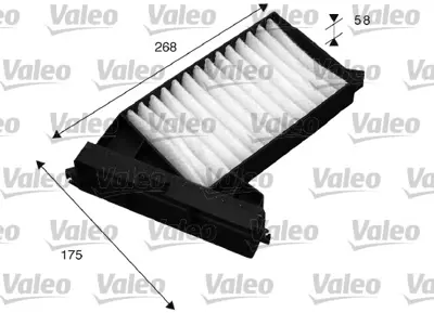 VALEO 715528 Kabin Filtresi Mıtsubıshı Galant XR315876D