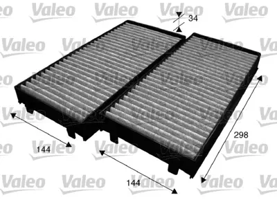 VALEO 715584 Kabin Filtresi Bmw X5 Iı Ca 64316945586