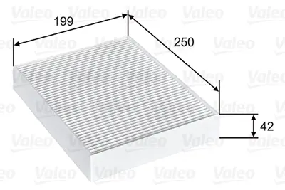 VALEO 715815 Kabin Filtresi Bmw 1 F20/F21 09/11 . 2 F22 02/14 . 3 F30/F31/F80 10/11 . 3 Gt F34 05 64119237555