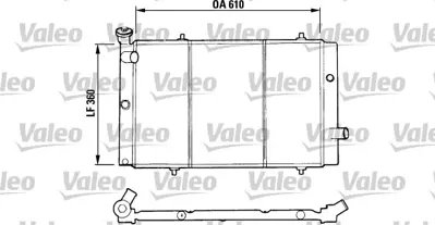 VALEO 730015 Radyatör 309 Gld/Grd/Srd 1331QV