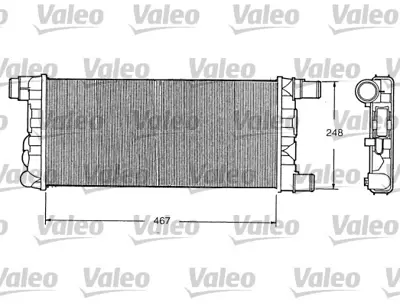 VALEO 730520 Radyatör Cınquecento 900 7705430