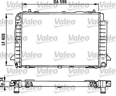 VALEO 731429 Radyator Audı 8A0121251D