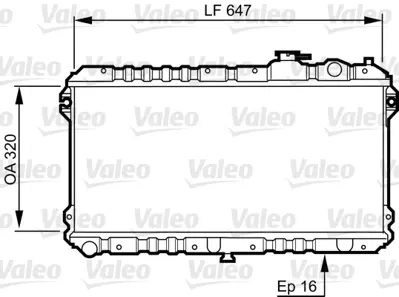 VALEO 731437 Motor Su Radyatoru Mazda Mx 5 96>00 Manuel BPE815200