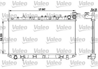 VALEO 731670 Motor Su Radyatoru Sunny 90>94 Manuel 2141062Y02