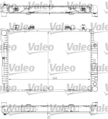 VALEO 732447 Motor Su Radyatoru S-Class W140 93>98 A1405002303