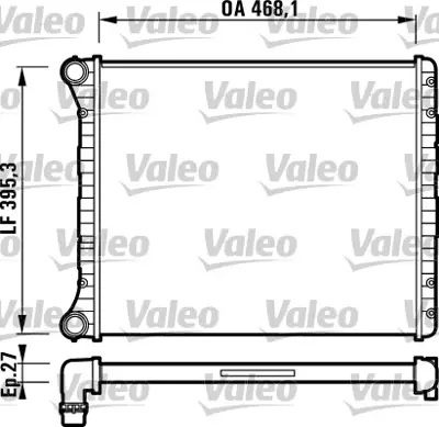 VALEO 732785 Radyator Audı A2 8Z0121251D