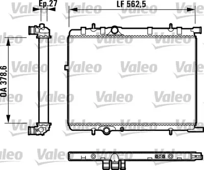 VALEO 732895 Motor Su Radyatoru Otomatık Sanzıman Xsara Iı Xsara Pıcasso P307 Ew10j4 (2,0 16v) 1330F7 133359