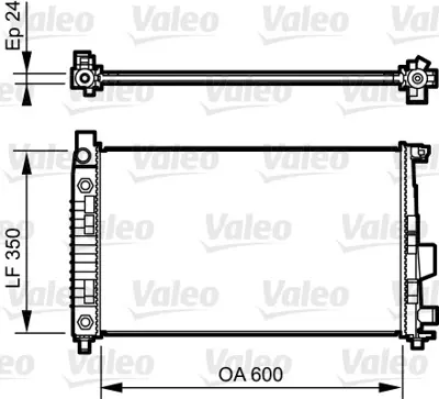 VALEO 732897 Motor Su Radyatoru A-Class W168 97>04 Vaneo 414 02>05 A1685001602