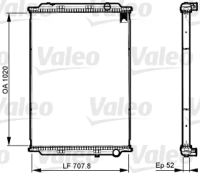 VALEO 733522 Radyator Cercevesız Rt Magnum Dxı 5010619446