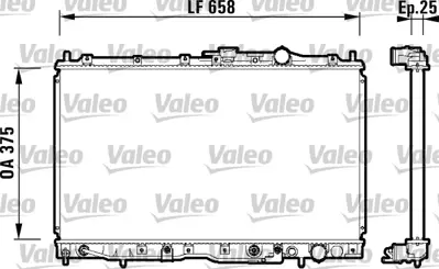 VALEO 734135 Motor Su Radyatoru Space Wagon (4g64 / 4d65) 92>98 Manuel 