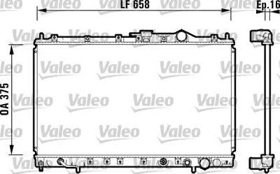 VALEO 734136 Motor Su Radyatoru Space Wagon (4g63 6) 92>98 Otomatık MB906097