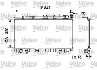 VALEO 734151 Motor Su Radyatoru Sunny Iıı 90>96 Manuel 