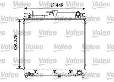 VALEO 734170 Motor Su Radyatoru Suzukı Jımıny (M13) 05> Manuel 1770081A00