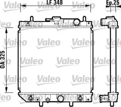 VALEO 734210 Radyatör Daıhatsu Charade 1640087F47000