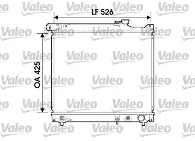 VALEO 734214 Motor Su Radyatoru Grand Vıtara 2,0 98>02 Otomatık 1770078E10