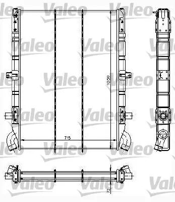 VALEO 734295 Radyator Scanıa 570451